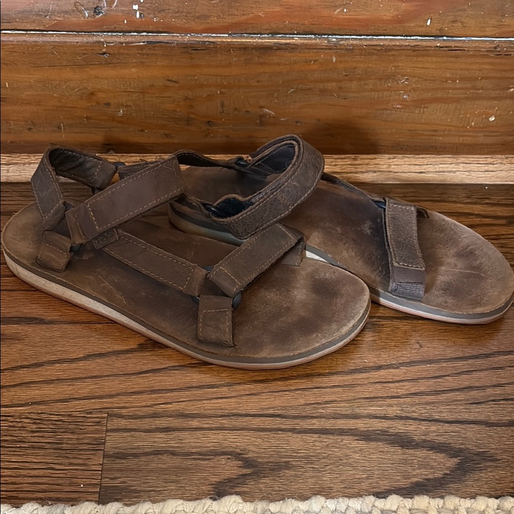 Men's Teva leather sandals